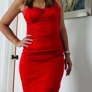 Evening midi dress